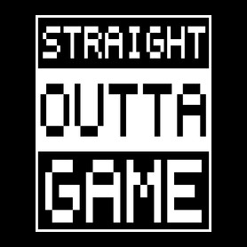 Straight outta Game-Gyerek pulóver