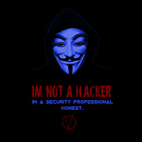 im a not hacker-anonimus-Gyerek pulóver