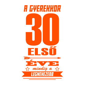 Az első 30 év!-Gyerek pulóver