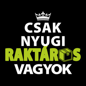 Csak nyugi raktárosvagyok!-Gyerek pulóver