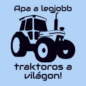 Traktoros Apa-Gyerek pulóver