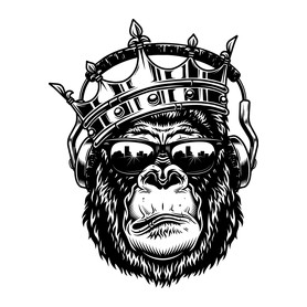 Gorilla king-Gyerek pulóver