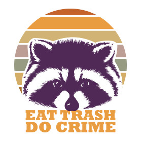 Eat trash do crime-Gyerek pulóver