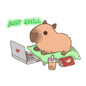 Just chill - Capybara-Gyerek pulóver