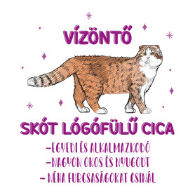 Vízöntő - Skót lógófülű cica-Gyerek pulóver