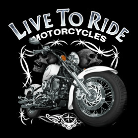 LIVE TO RIDE-Gyerek pulóver