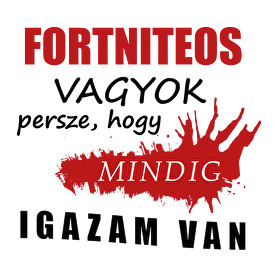 Fortniteos vagyok...-Gyerek pulóver