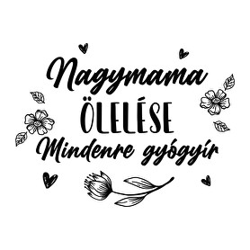 Nagymama ölelése - Fekete-Gyerek pulóver