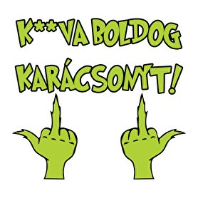 K**va boldog karácsonyt Grincs-Gyerek pulóver