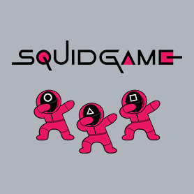 Squid game trio dab fekete-Gyerek pulóver