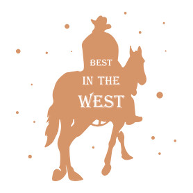 Best in the west-Női póló