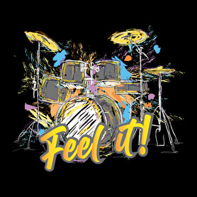 Feel it! - Dobolós-Női póló