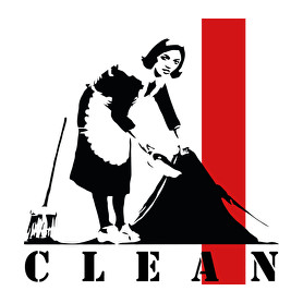 Clean - Banksy-Női póló