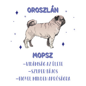 Oroszlán - Mopsz-Női póló