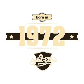 born-in-1972-cream-choco-Női póló