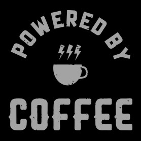 Powered by Coffee-Női póló