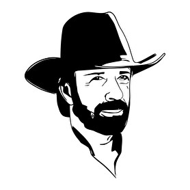 Chuck Norris-Női póló