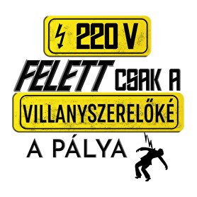 220V FELETT | Fekete-Női póló