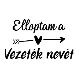 Elloptam a vezeték nevét - páros 1-Női póló