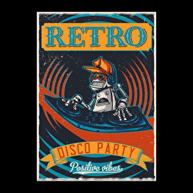 Retro Disco Party-Női póló