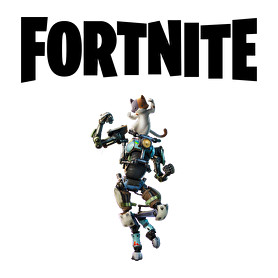 Fortnite Mecha Kitty-Női póló