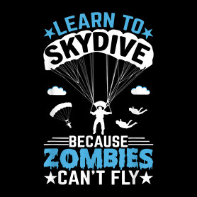 Learn to skydive-Női póló