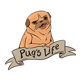 Pug's life-Női póló