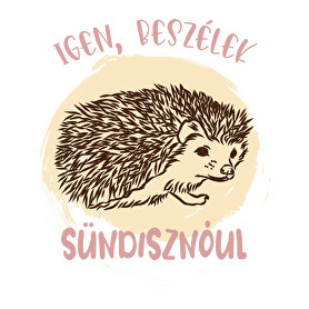 Igen, beszélek sündisznóul-Női póló