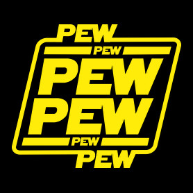 Pew pew pew-Női póló