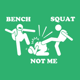 Bench - squat - not me-Női póló