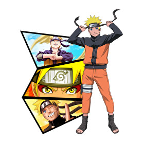 Naruto - montázs-Női póló