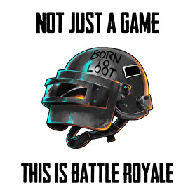 PUBG - This is Battle Royale (Fekete)-Női póló