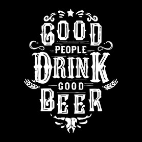 A jó emberek jó sört isznak-Női póló