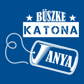 Büszke katona anya-Női póló