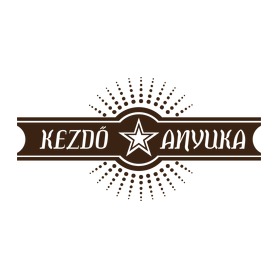 kezdo-anyuka-brown-Férfi kapucnis pulóver