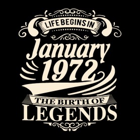 1972 Január -  A legenda megszületett-Férfi kapucnis pulóver