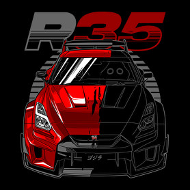 Nissan GT-R R35-Férfi kapucnis pulóver