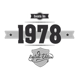 born-in-1978-(dark&lightgrey)-Férfi kapucnis pulóver