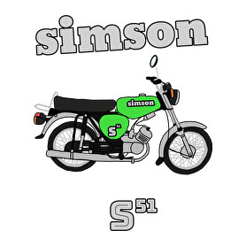 Simson -Férfi kapucnis pulóver