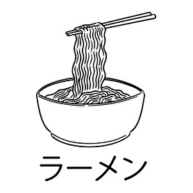 Ramen tészta-Férfi kapucnis pulóver