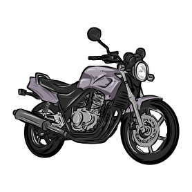 Honda Cb 500 y pc32szürke-Férfi kapucnis pulóver