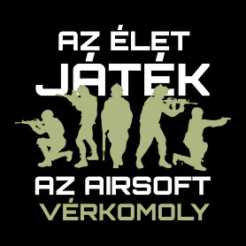 Az airsoft vérkomoly-Férfi kapucnis pulóver