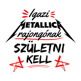 Metallica rajongók-Férfi kapucnis pulóver