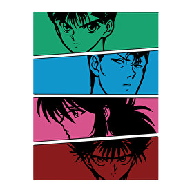 yu yu hakusho-Férfi kapucnis pulóver