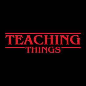 Teaching things-Férfi kapucnis pulóver