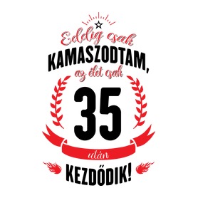 kamasz-35-black-red-Férfi kapucnis pulóver