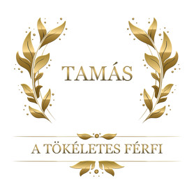 Tamás-Férfi kapucnis pulóver