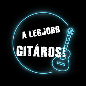 A legjobb gitáros-Férfi kapucnis pulóver