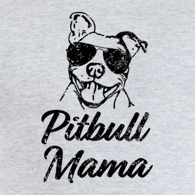 Pitbull mama-Férfi kapucnis pulóver