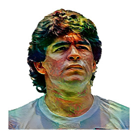 Maradona-Férfi kapucnis pulóver